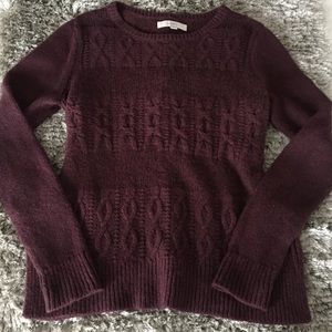 Loft Sweater W/ Camel Hair&Wool
